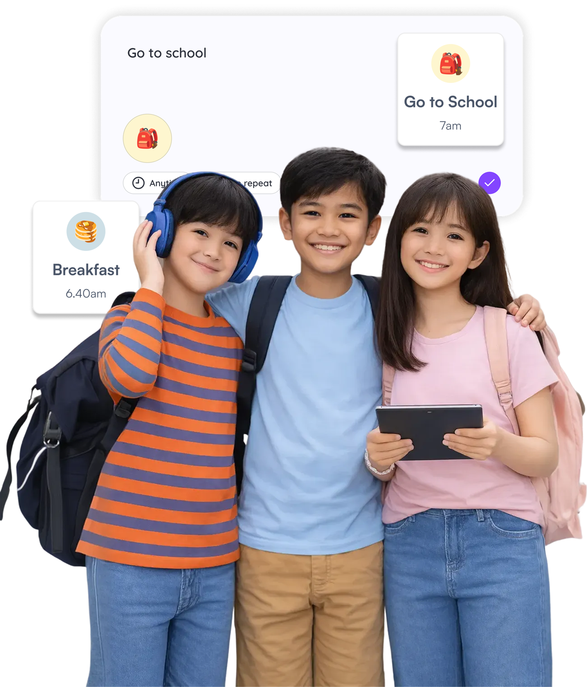 My Ally hero preview with routines and children